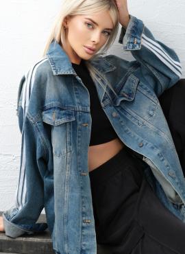Women's Denim Jacket CHAMUR NATIONAL